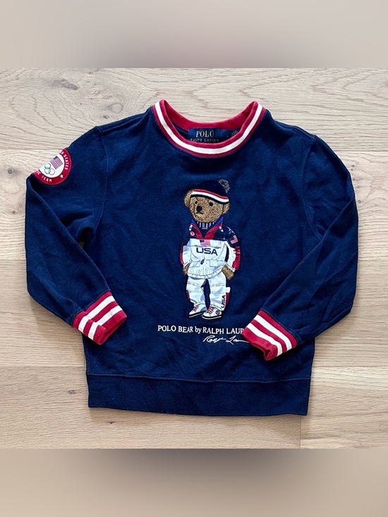 Polo Ralph Lauren Other - Toddler Polo Bear by Ralph Lauren USA Olympics 2022 Crewneck Sweatshirt - Size 5